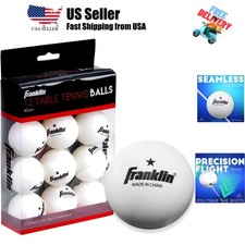 Ping Pong Balls - Official Size + Weight White 40mm Table Tennis One Star Pro...