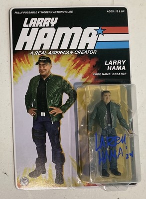 Larry Hama Signed GI Joe Creator  Action Figure Beckett BAS