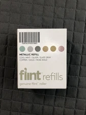Genuine Flint Lint Roller Refills Metallic Colors (6 Pack) New in Box