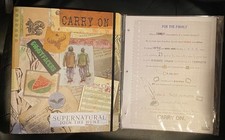 NEW Conquest Supernatural Carry On Scrapbook Binder w/Card Stock Pages 12"x10"