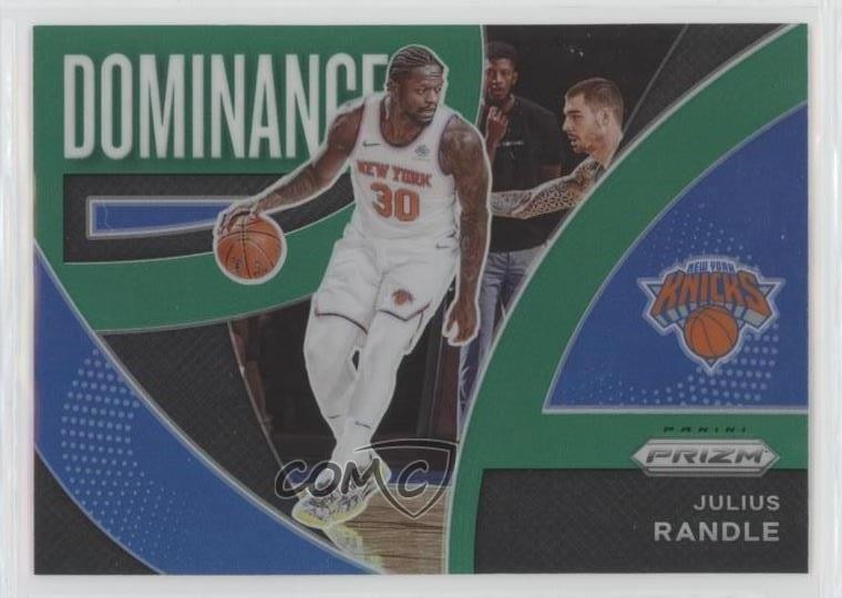 2021-22 Panini Prizm Dominance Green Prizm Julius Randle #21 1u6