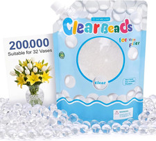 200,000 Clear Beads for Vases, Transparent Vase Filler, Christmas Decoration