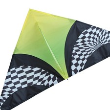 PMR33145 Premier Kites 56 in. Delta Kite - Green Op Art