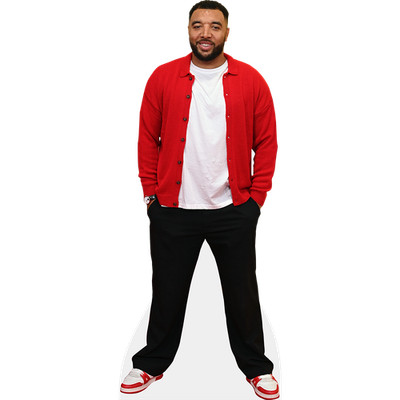 Troy Deeney (rote Jacke) Mini Size Cutout