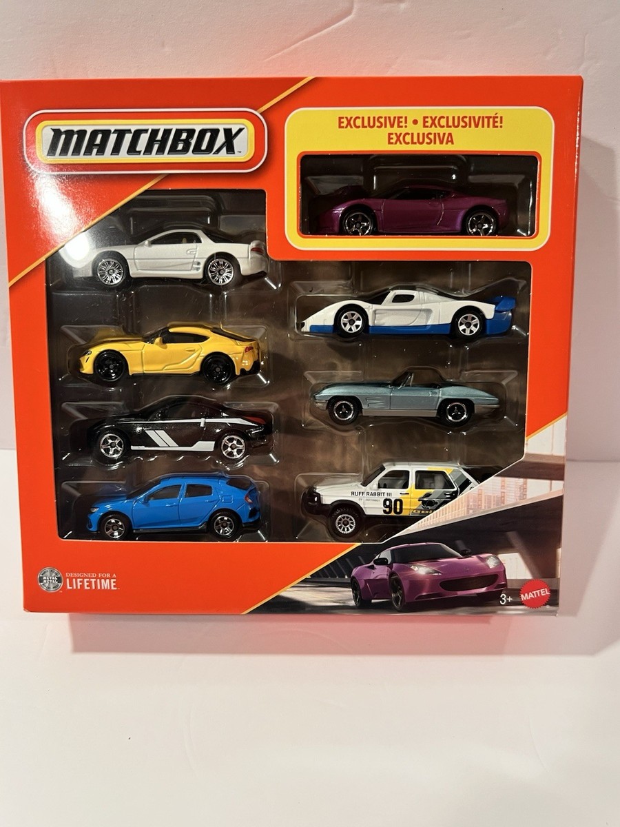 Matchbox 8 Car Gift Pack w/ Exclusive Car - 1:64 Diecast Car