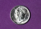 1945-D Mercury dime #P32844