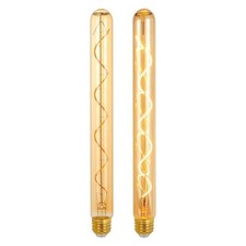 E26 T10 12 Inch Long Tubular LED Edison Bulbs, 6W 60W Eqv 120V, 2200K Ultra ...