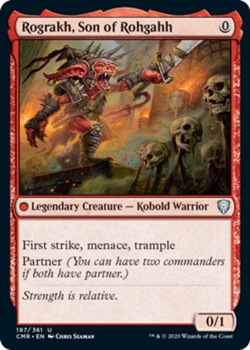 1 x Rograkh, Son of Rohgahh - Commander Legends - NM-Mint - MTG