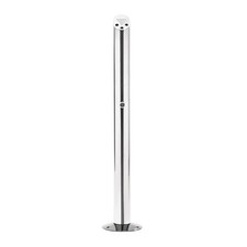 Bolero Standascher Edelstahl &ndash; Zigarettens&auml;ule 92cm, platzsparend, robust
