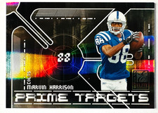 2006 Donruss Marvin Harrison Prime Targets Insert Card SP #/500 Colts Legend!