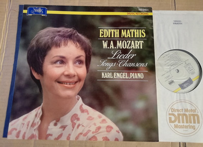 EDITH MATHIS - MOZART - LIEDER SONGS CHANSONS -  LP - CH 1986 (K2189)