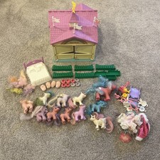 Vintage 1980s My Little Pony Mega Lot 11 Ponies Accessories Show Stable Clothing