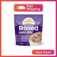 Easy Morning Rolled Oatmeal Mix, Organic Ingredients, Naturally Gluten-Free, No