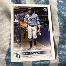 Topps 2022 Update Vidal Brujan Rookie Card Tampa Bay Rays #US8