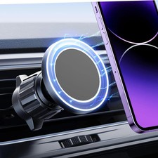 Magnetic Car Phone Holder with Powerful Magnetism Metal Hook for Smartphones