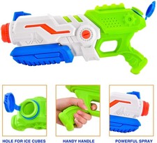 Long Range 32 FT Water Soaker Toy 19.5" Fast Shooting Pump Blaster