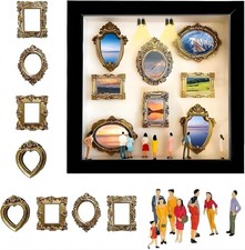 Mini Museum Silhouette Box, Neu Kreatives Bilderrahmen DIY Set mit LED Licht