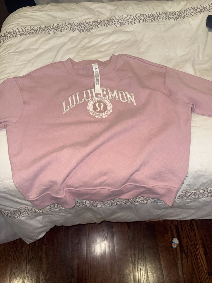 Pink Women’s Small  Lululemon Crewneck Never Worn But Has A Small Stain - Image 2 of 4