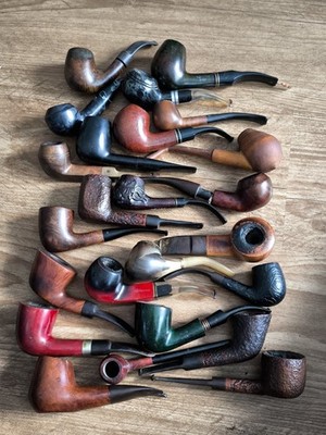 24 Pfeifen Gebraucht Peterson Lorenzo Oldenkott Butz Choquin... Teils Defekt 