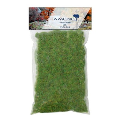 4mm Spring Static Grass 50g WWScenics WSG4-003
