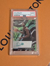 2021-2022 Panini Spectrum Evan Mobley Aspiring Auto Green /50 Rookie