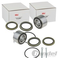 2X NTY RADLAGER-SATZ Vorne Passend FÜR Nissan Micra Links+Rechts | KLP-NS-014