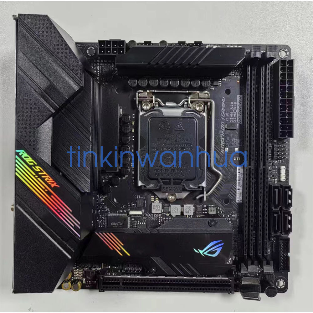 For ASUS ROG STRIX H470-I GAMING Motherboard LGA1200 DDR4 DP+Mini