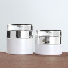 Empty Glass Jar for creams, Cosmetic Container 30ml/50ml White or Frosted