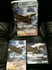 Microsoft flight simulator 2004 New Open Box Box Damage never used