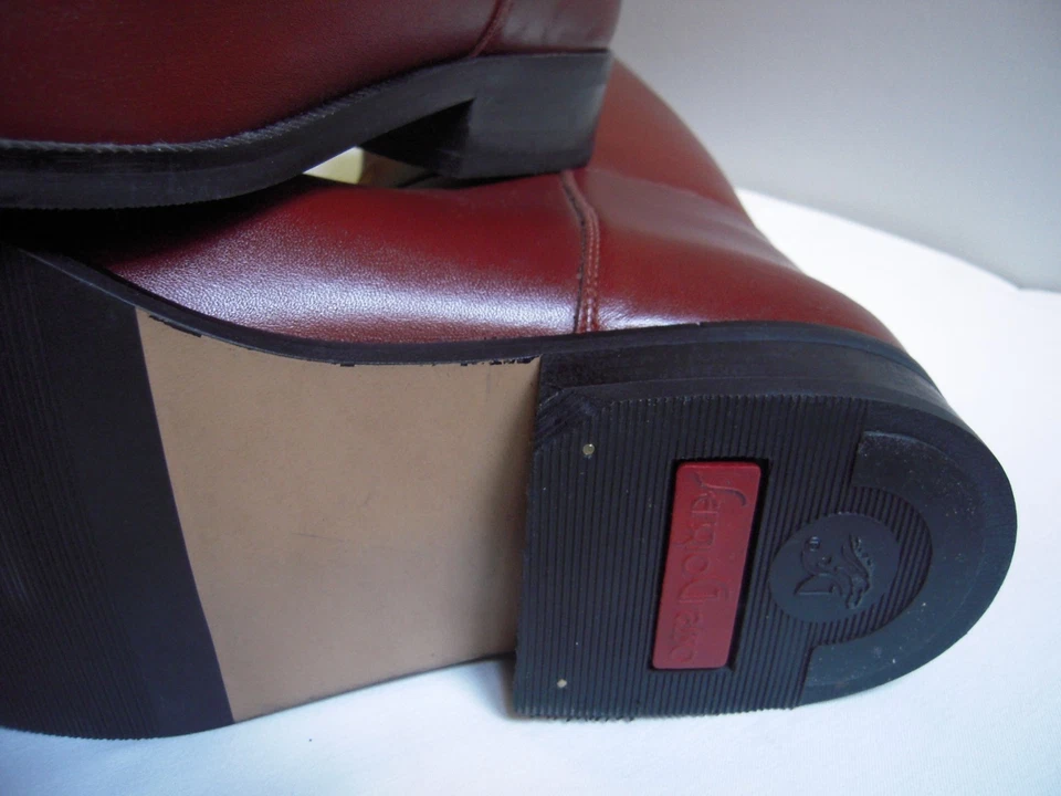 Stivali alti pelle IT da Ufficiale equitazione marrone Sergio Grasso suola cuoio Foto 4 de 4