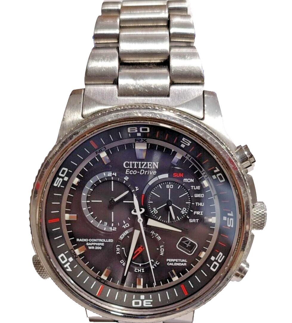 Citizen Radio Controlled Citizen E650 Reset Drive Perpetual Calendar  Citizen Watch E650 Citizen E650 Review