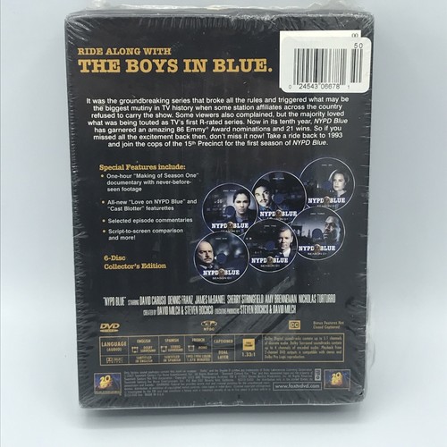 NYPD Blue - Season 1 (DVD, 2003, 6-Disc Set) Tv Series New Sealed - Picture 2 of 5