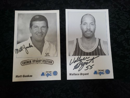 1989 Orlando Magic Basketball Church Street Station Promo Signed Team & Coaches - Picture 9 of 11