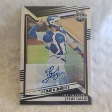 2022 Panini Elite Extra Edition Jesus Galiz Prime Numbers A Signatures  70/183