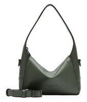 Liebeskind Berlin Lou 2 Calf Optic Hobo Bag Xs Cypress Green DunkelgrüN Neu