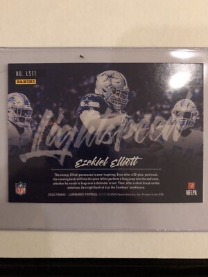 2020 PANINI LUMINANCE EZEKIEL ELLIOT LIGHTSPEED INSERT LS11