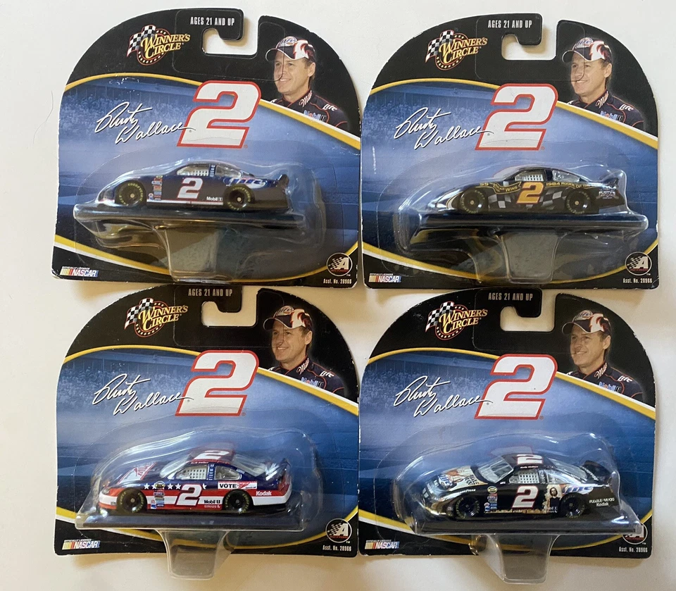 Winners Circle Rusty Wallace #2 Dodge Miller Light Set of 12 NASCARs 1:64s - Image 4 of 4