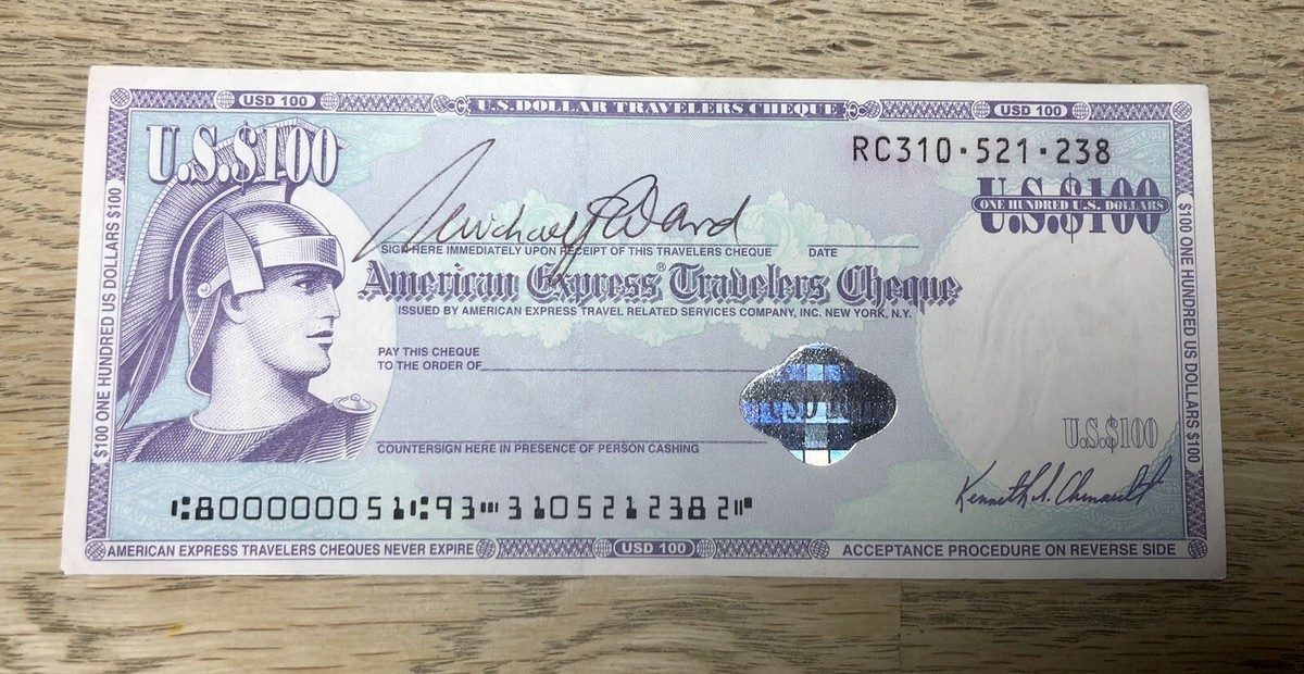 American Express トラベラーズチェック 1921-2001 American Express Co. - Specimen Travelers Cheque/Check