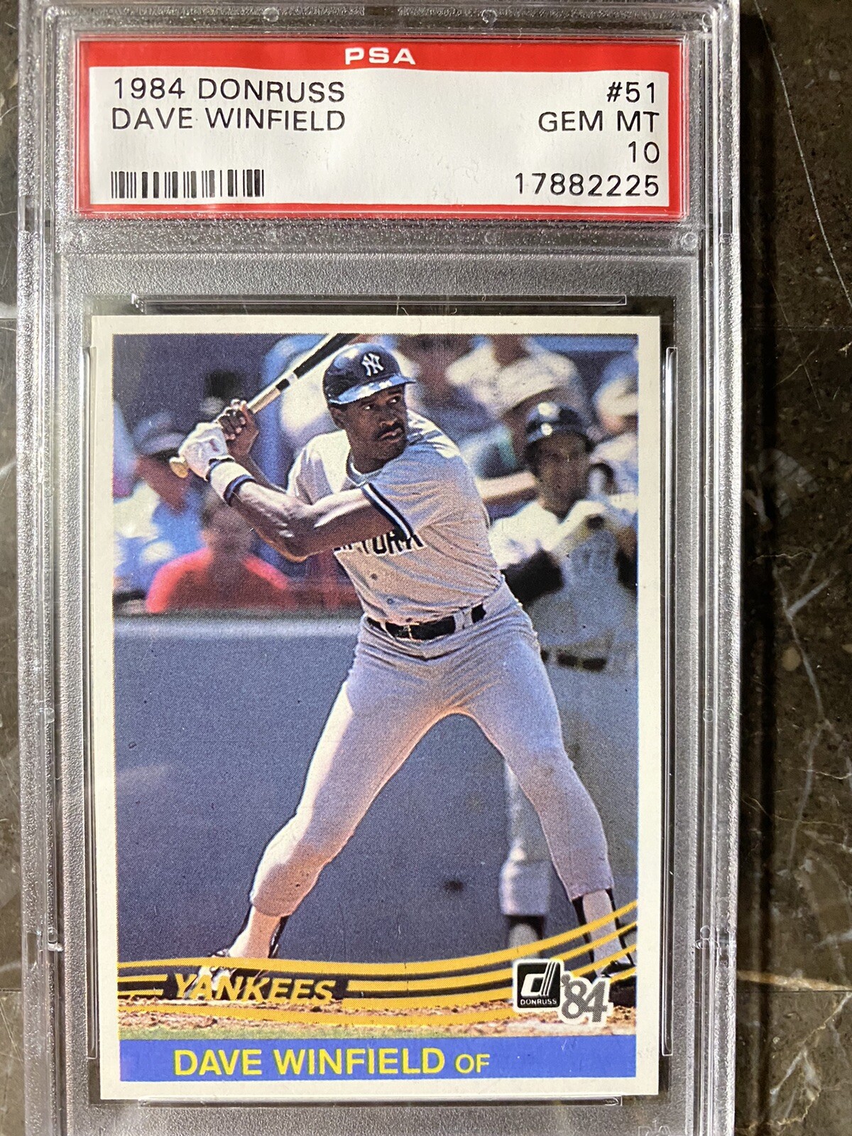 1984 Donruss Dave Winfield #51 PSA 10 GEM MINT