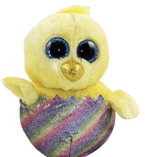 Ty Beanie Boos - MEGG the Easter Chick in Egg 6" (2019 Exclusive) NEW MWMT