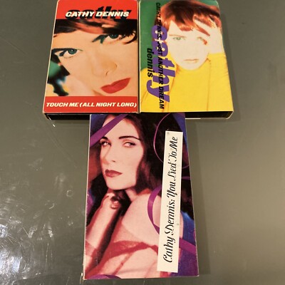 Cathy Dennis Cassette Lot  Just Another Dream  & Touch Me All Night Long Lied to
