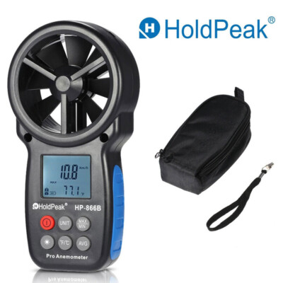 Handheld Anemometer Digital Accurate Wind Speed Meter Wind Chill Gauge Air Flow