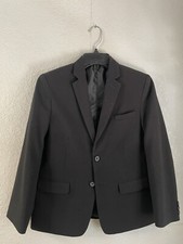 Van Heusen Flex Boys Black Suit Coat Size 12 Husky