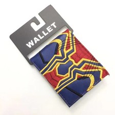 Spider-Man Peter Cartoon PVC Wallet With Card Holder Bi-Fold Purse Wallets
