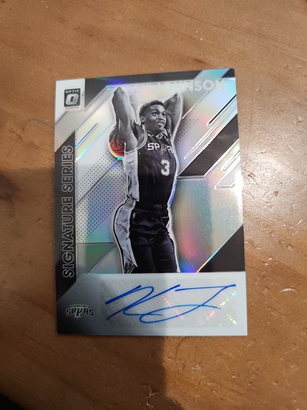 2019-20 Donruss Optic Signature Series Holo #88 Keldon Johnson Autograph