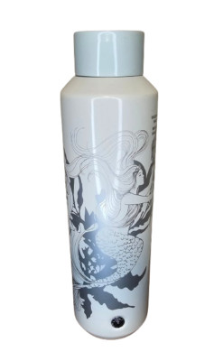 (NEW W/ TAG) Starbucks 2022 White Silver Siren Vacuum-Insulated 20 oz Bottle
