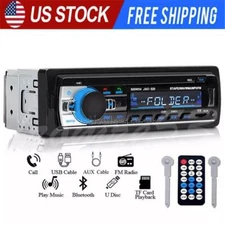 Bluetooth Car Stereo Audio In-Dash Aux Input Receiver SD USB MP3 Radio Player FM