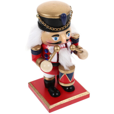 Nutcracker Characters Wooden Table Centerpieces Decorations Puppet