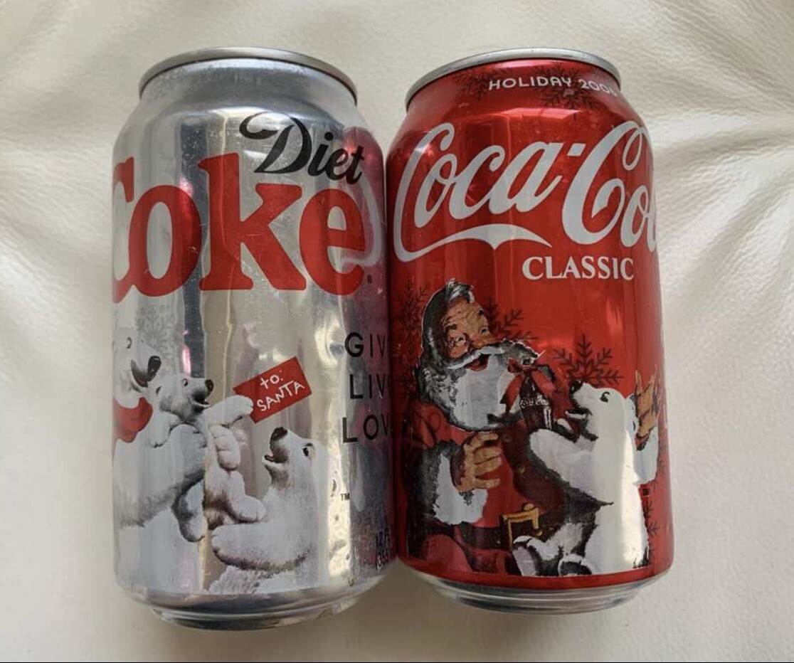 Coke Coca Cola Can collection Olympics Christmas Holidays 1997