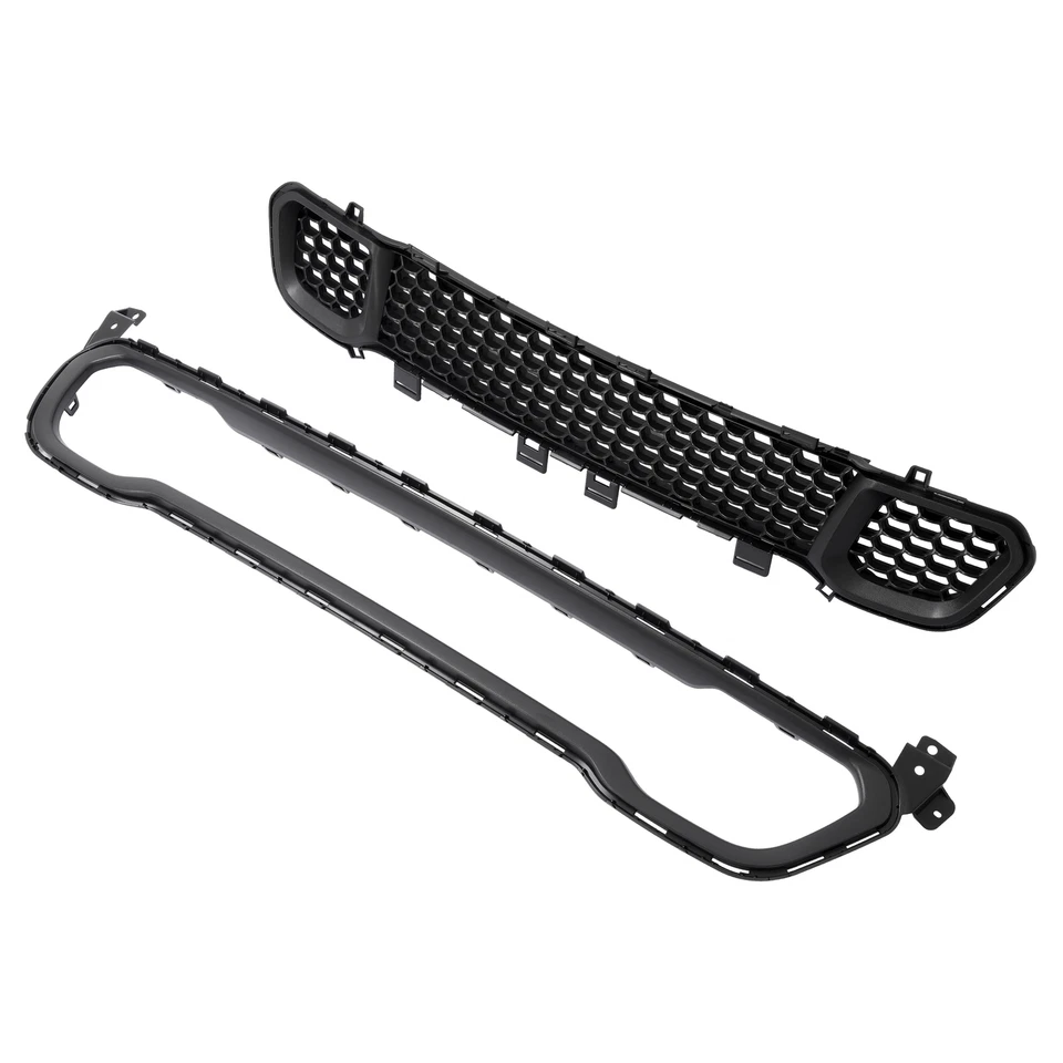 Cubierta de parachoques inferior delantera para Jeep Cherokee 2014-2018 + moldura negra Foto 3 de 4